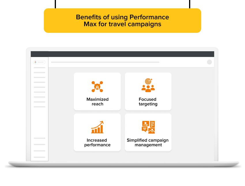 Benefits of Performance Max for travel campaigns