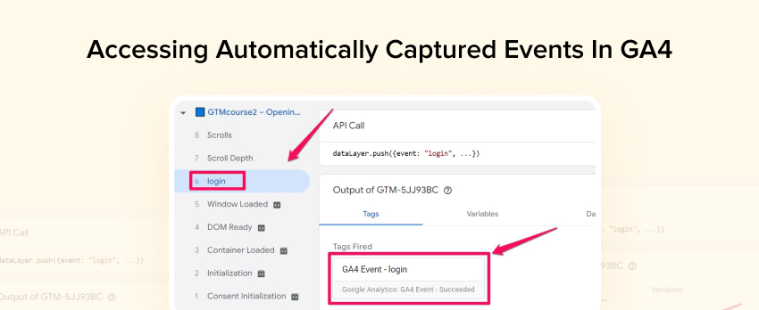 Accessing Automatically Captured Events