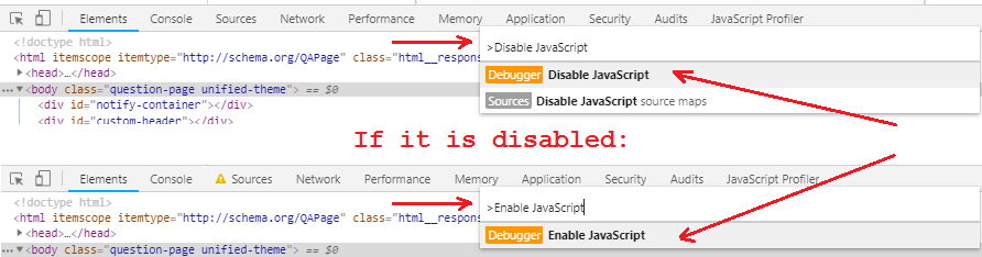 Javascript Disabled